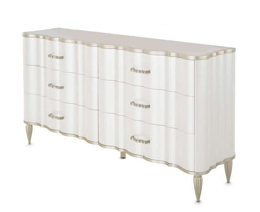 AICO by Michael Amini - London Place Dresser - Creamy Pearl - N9004050SA-112 veiw 1
