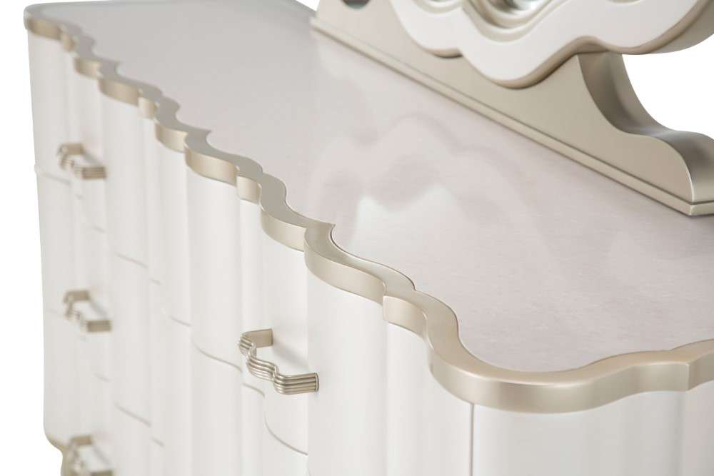 AICO by Michael Amini - London Place Dresser - Creamy Pearl - N9004050SA-112 veiw 4