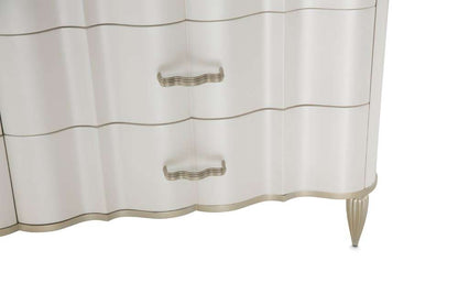 AICO by Michael Amini - London Place Dresser with Mirror - Creamy Pearl - N9004050SA-260-112 veiw 4