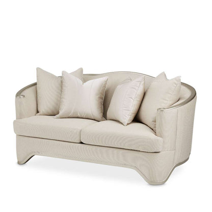 AICO by Michael Amini - London Place Loveseat - Lt. Champagne - NC9004825-CHPGN-124 veiw 1