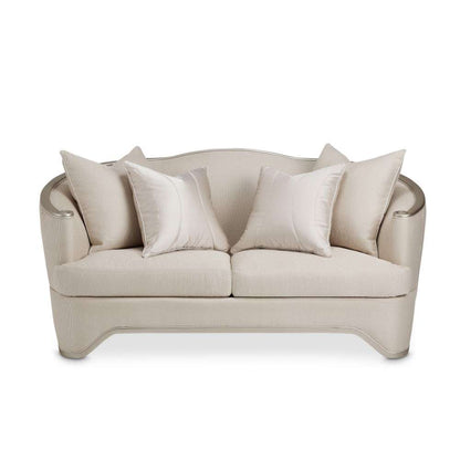 AICO by Michael Amini - London Place Loveseat - Lt. Champagne - NC9004825-CHPGN-124 veiw 2