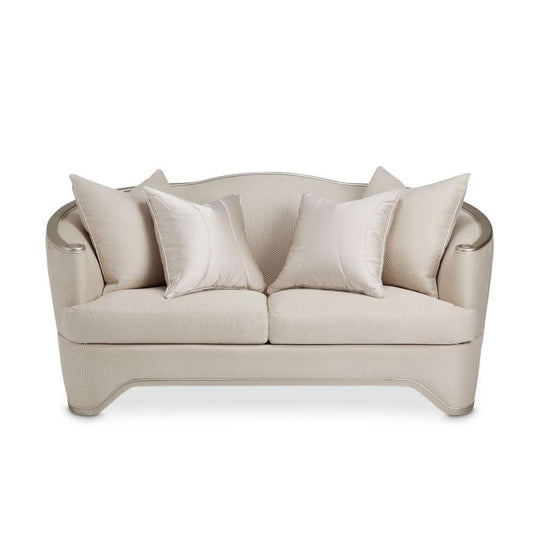AICO by Michael Amini - London Place Loveseat - Lt. Champagne - NC9004825-CHPGN-124 veiw 2