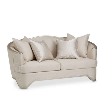 AICO by Michael Amini - London Place Loveseat - Lt. Champagne - NC9004825-CHPGN-124 veiw 3