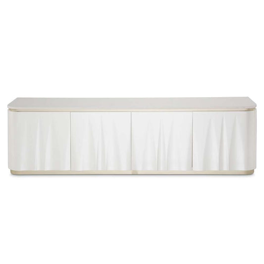 AICO by Michael Amini - London Place Media Cabinet - Creamy Pearl - N9004081-112 veiw 1