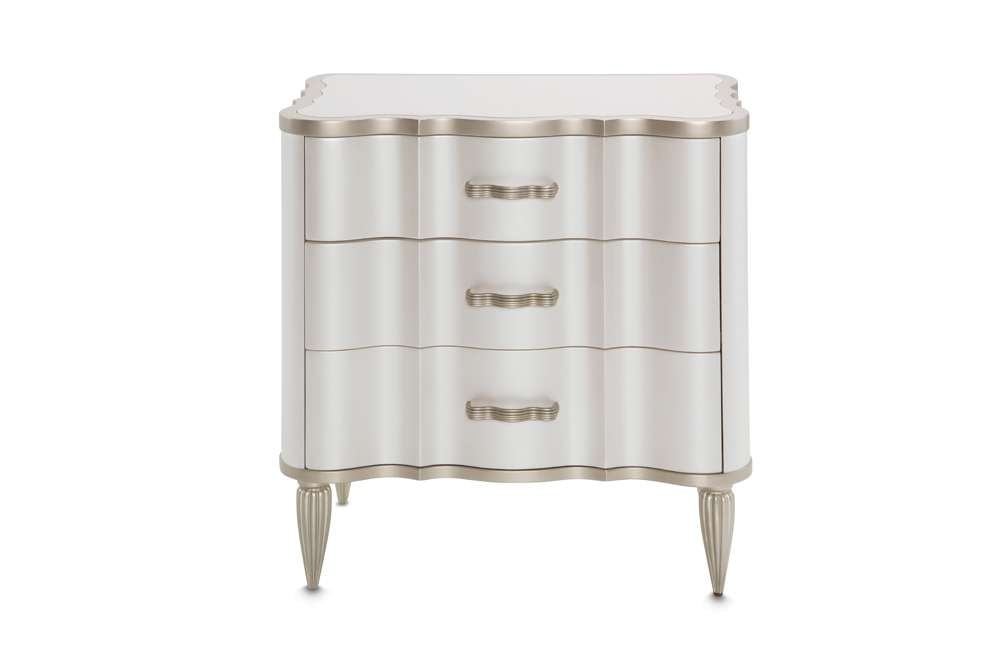 AICO by Michael Amini - London Place - Nightstand - Creamy Pearl - N9004040-112 veiw 1