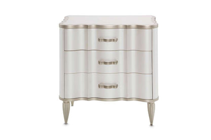 AICO by Michael Amini - London Place - Nightstand - Creamy Pearl - N9004040-112 veiw 1