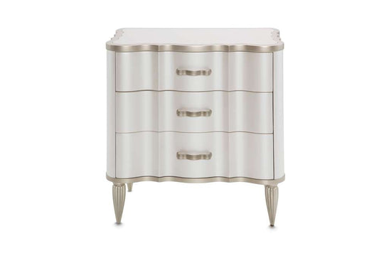 AICO by Michael Amini - London Place - Nightstand - Creamy Pearl - N9004040-112 veiw 1