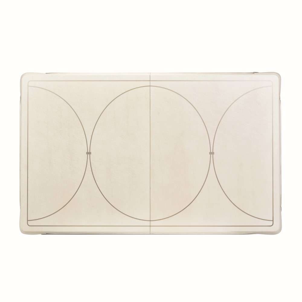 AICO by Michael Amini - London Place Rectangular Dining Table - Creamy Pearl - N9004000-112 veiw 4