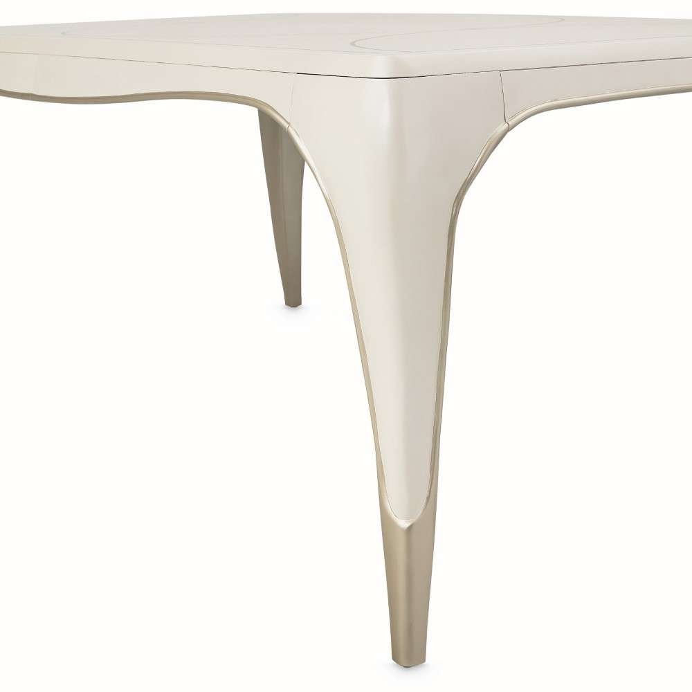 AICO by Michael Amini - London Place Rectangular Dining Table - Creamy Pearl - N9004000-112 veiw 5
