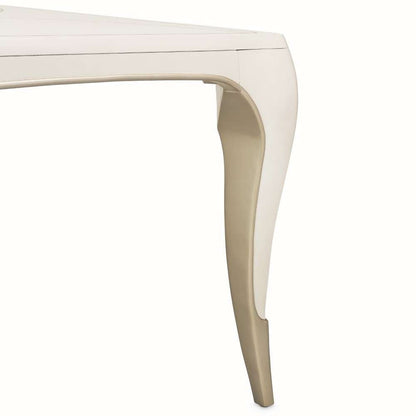 AICO by Michael Amini - London Place Rectangular Dining Table - Creamy Pearl - N9004000-112 veiw 6