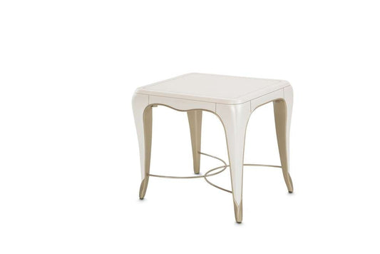AICO by Michael Amini - London Place Rectangular End Table - Creamy Pearl - N9004202-112 veiw 1