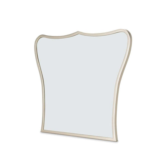 AICO by Michael Amini - London Place Vanity Mirror Creamy Pearl - N9004068-112 veiw 1