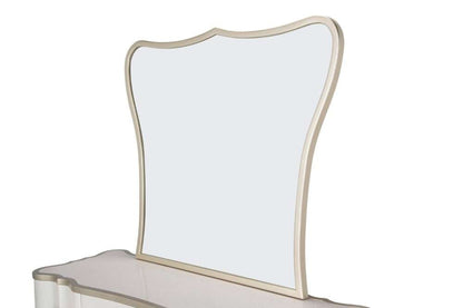 AICO by Michael Amini - London Place Vanity with Mirror - Creamy Pearl - N9004058VAN2-112 veiw 3