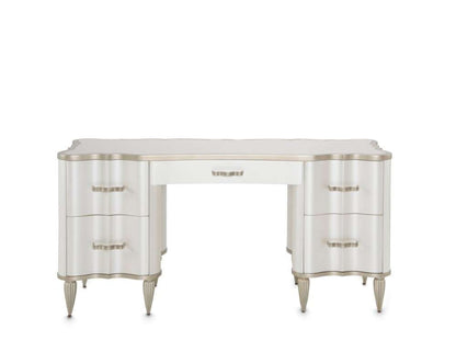 AICO by Michael Amini - London Place Vanity/Desk - Creamy Pearl - N9004058-112 veiw 2