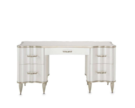 AICO by Michael Amini - London Place Vanity/Desk - Creamy Pearl - N9004058-112 veiw 2