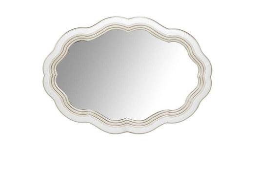 AICO by Michael Amini - London Place Wall Mirror - Creamy Pearl - N9004260-112 veiw 1