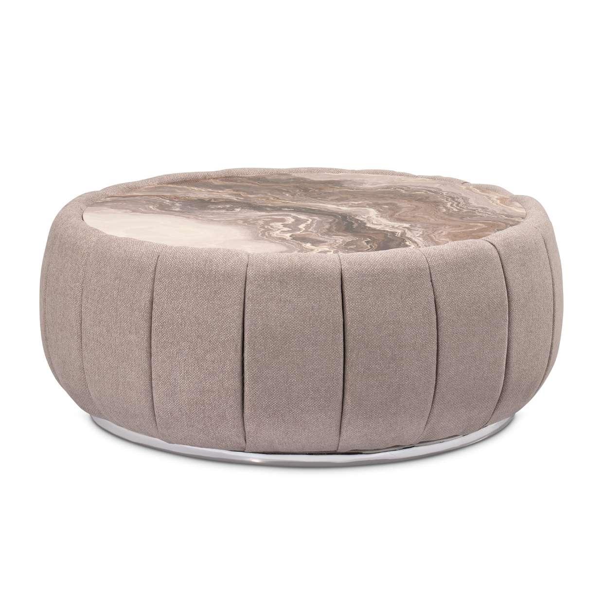 AICO by Michael Amini - Lucca Cocktail Table - Silver - LFR-LUCA201-808 veiw 1