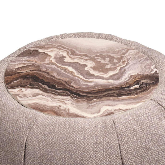AICO by Michael Amini - Lucca Side Table - Silver - LFR-LUCA202-808 veiw 2