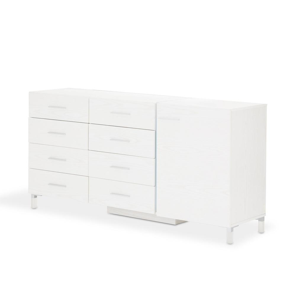 AICO by Michael Amini - Lumiere Dresser w/ LED Lighting in Frost - 9013650-104 veiw 1