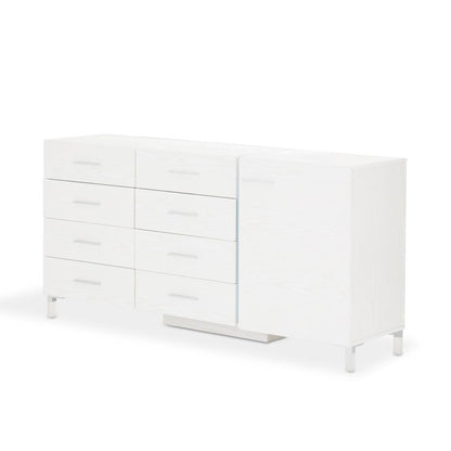 AICO by Michael Amini - Lumiere Dresser w/ LED Lighting in Frost - 9013650-104 veiw 1