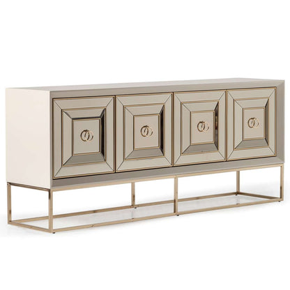 AICO by Michael Amini - Madison Console - Glistening Gold - LFR-MDSN223-827 veiw 2