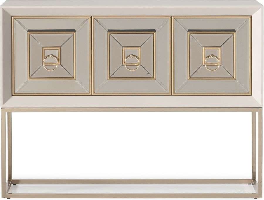 AICO by Michael Amini - Madison Small Console - Glistening Gold - LFR-MDSN050-827 veiw 2