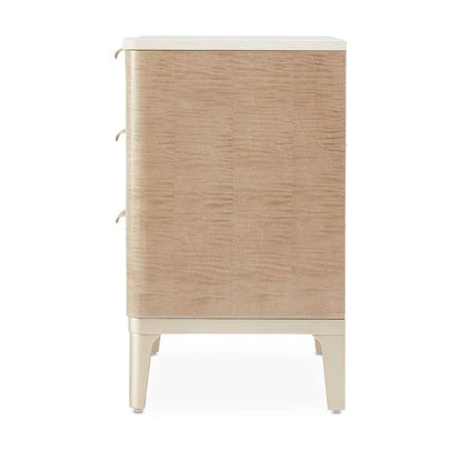 AICO by Michael Amini - Malibu Crest 3-Drawer Nightstand - Blush - N9007040-131 veiw 3