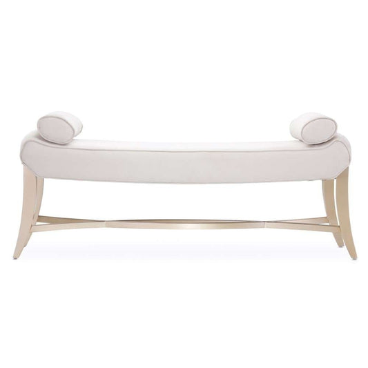 AICO by Michael Amini - Malibu Crest Bed Bench - Chardonnay - N9007904-822 veiw 2