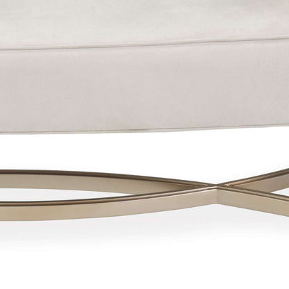 AICO by Michael Amini - Malibu Crest Bed Bench - Chardonnay - N9007904-822 veiw 3