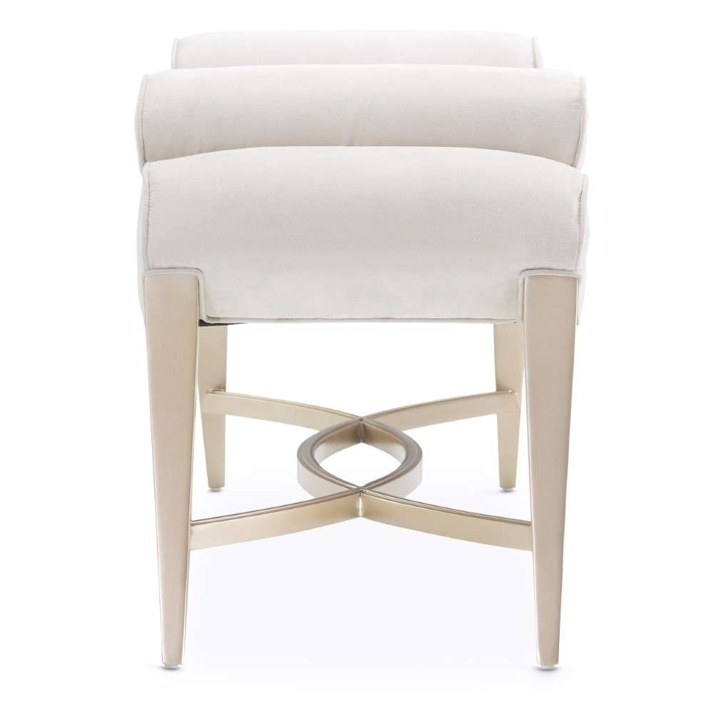 AICO by Michael Amini - Malibu Crest Bed Bench - Chardonnay - N9007904-822 veiw 5