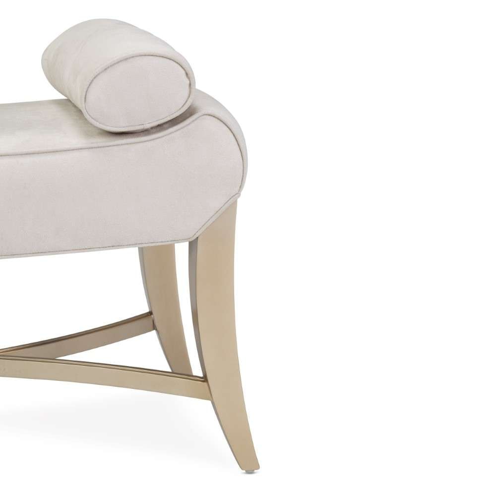 AICO by Michael Amini - Malibu Crest Bed Bench - Chardonnay - N9007904-822 veiw 6