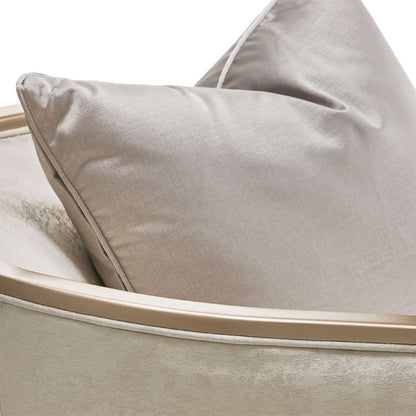 AICO by Michael Amini - Malibu Crest Chair - Cloud White/Chardonnay - N9007835-CLDWH-822 veiw 6