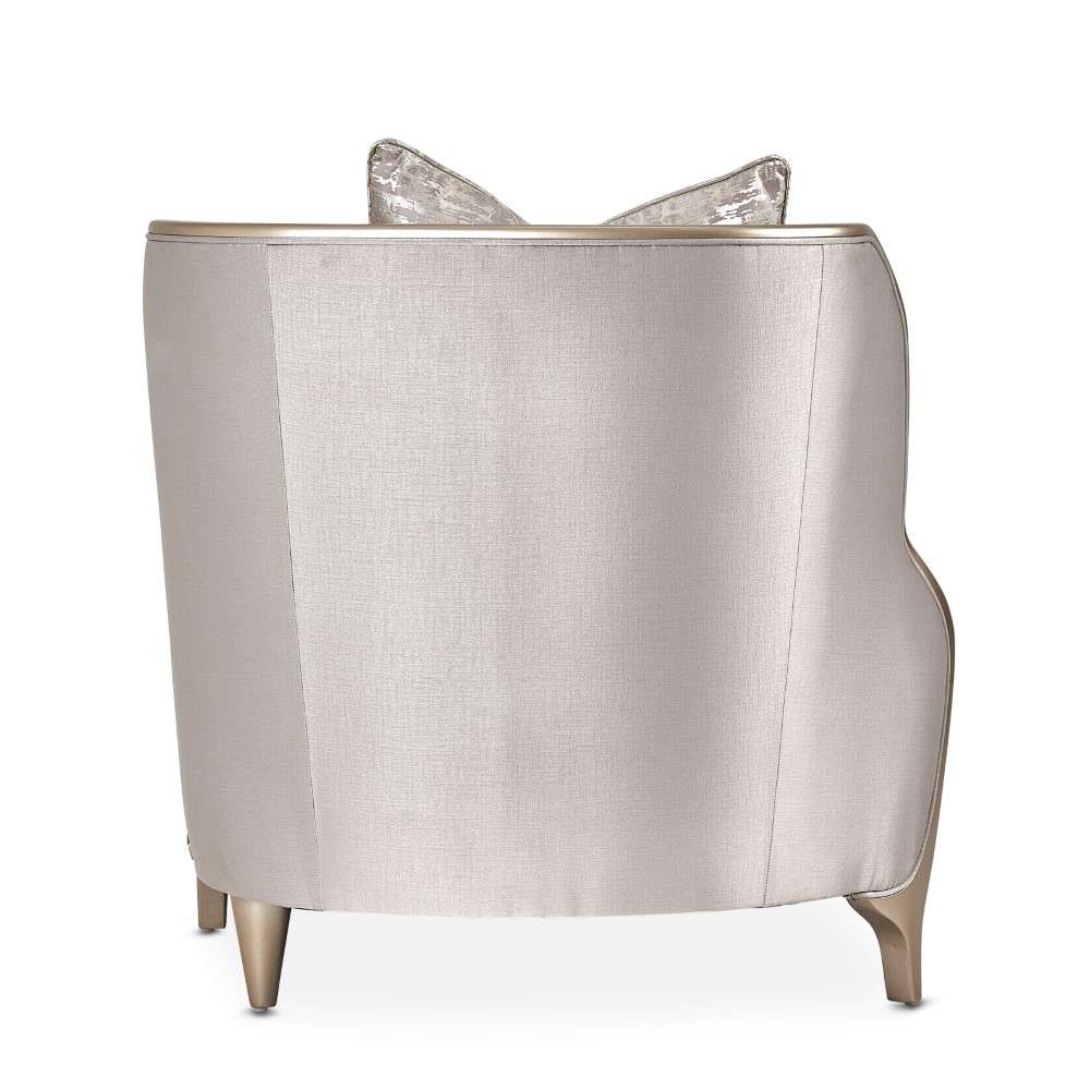 AICO by Michael Amini - Malibu Crest Chaise - Truffle/Chardonnay - N9007842-TRUFL-822 veiw 2