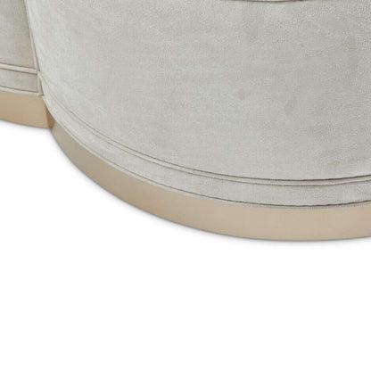 AICO by Michael Amini - Malibu Crest Cocktail Ottoman - Chardonnay - N9007879-DOSKN-822 veiw 5