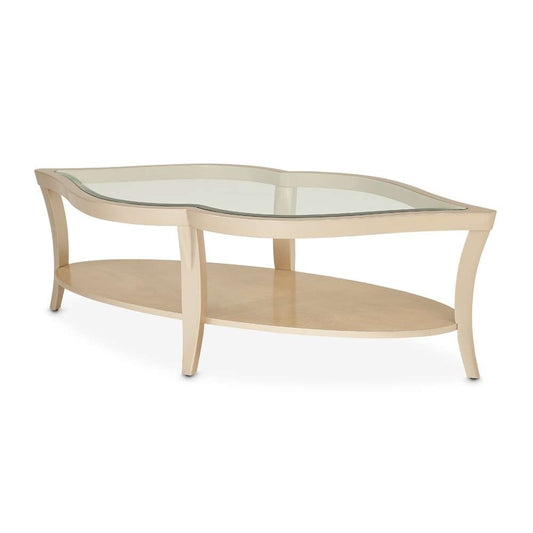 AICO by Michael Amini - Malibu Crest Cocktail Table - Chardonnay - N9007204-822 veiw 1
