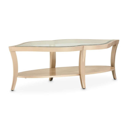 AICO by Michael Amini - Malibu Crest Cocktail Table - Chardonnay - N9007204-822 veiw 6