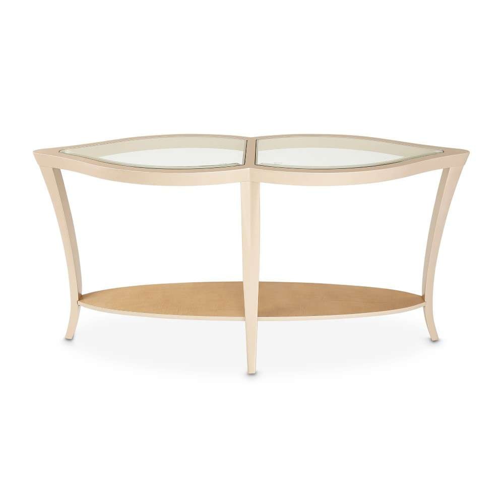 AICO by Michael Amini - Malibu Crest Console Table - Chardonnay - N9007223-822 veiw 2