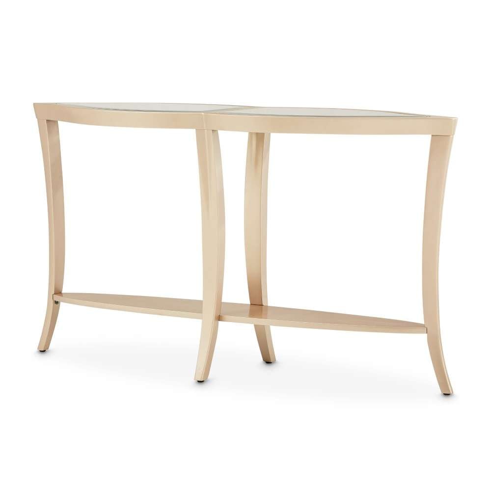 AICO by Michael Amini - Malibu Crest Console Table - Chardonnay - N9007223-822 veiw 3
