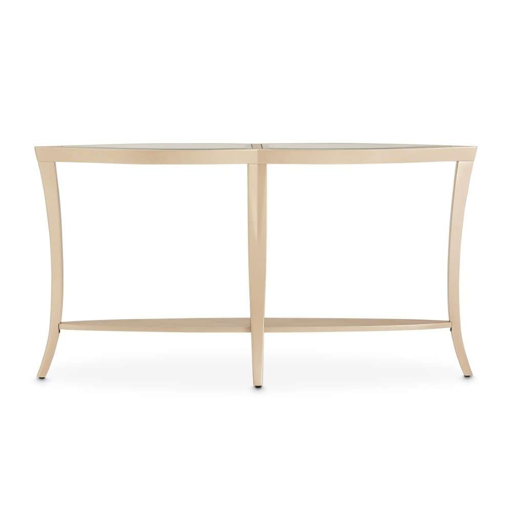 AICO by Michael Amini - Malibu Crest Console Table - Chardonnay - N9007223-822 veiw 4