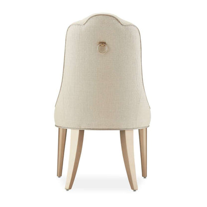 AICO by Michael Amini - Malibu Crest Dining Side Chair (Set of 2) - Chardonnay - N9007003-822 veiw 4