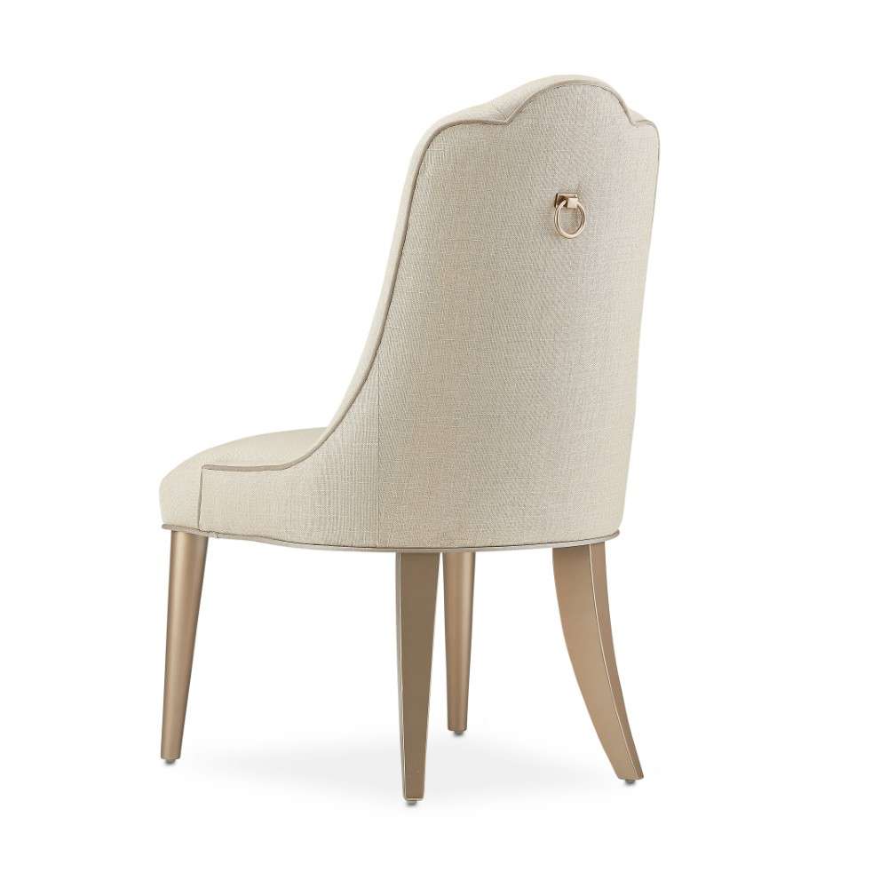 AICO by Michael Amini - Malibu Crest Dining Side Chair (Set of 2) - Chardonnay - N9007003-822 veiw 5
