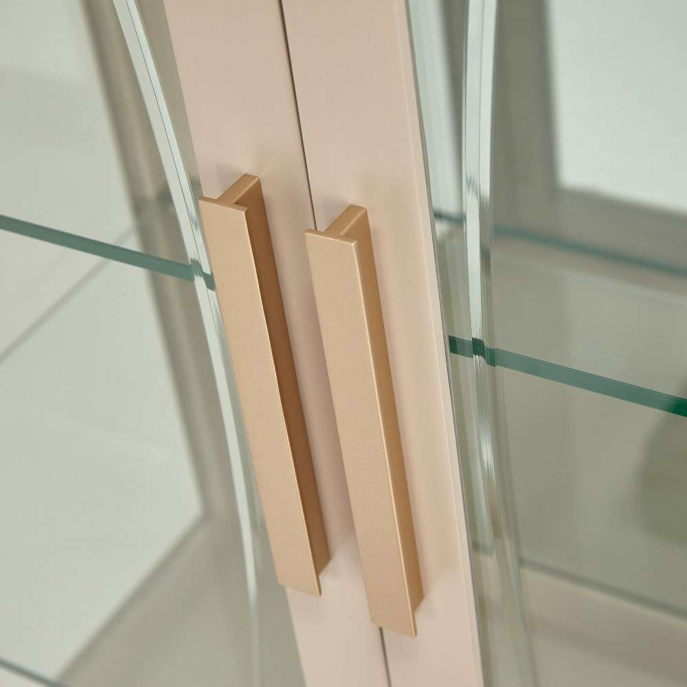AICO by Michael Amini - Malibu Crest Display Cabinet - Chardonnay - N9007209-822 veiw 5