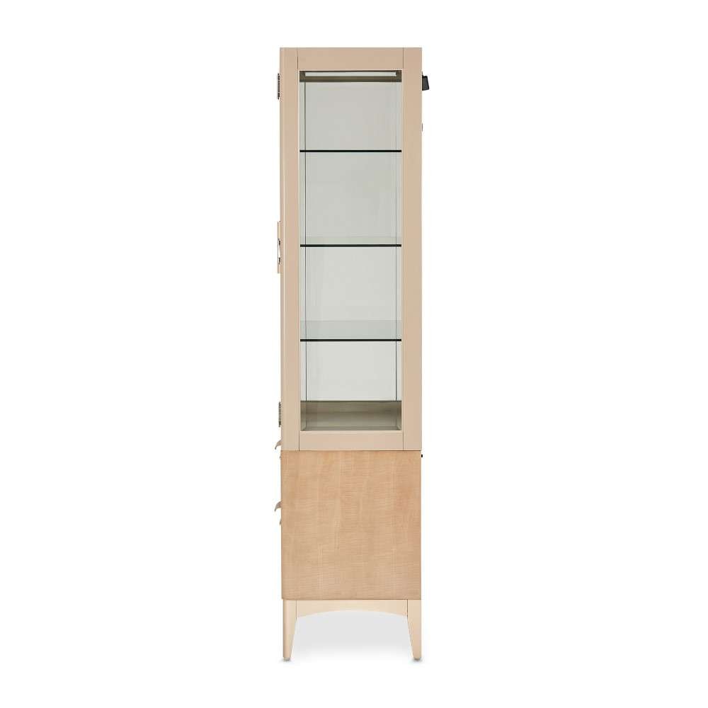 AICO by Michael Amini - Malibu Crest Display Cabinet - Chardonnay - N9007209-822 veiw 7