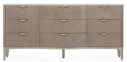 AICO by Michael Amini - Malibu Crest Dresser with Mirror - Blush - N9007050SA-260-131 veiw 4