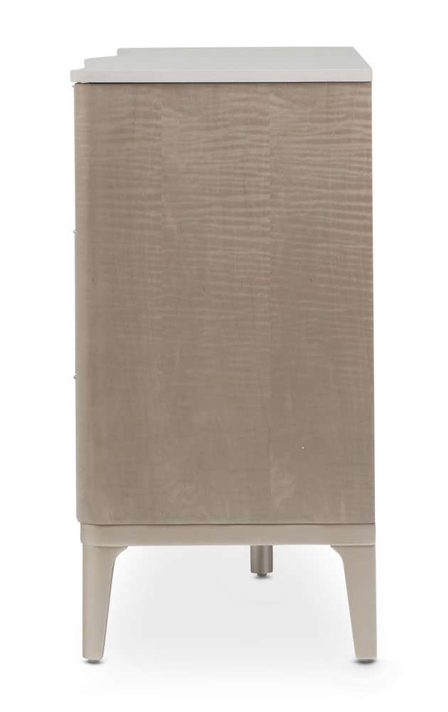 AICO by Michael Amini - Malibu Crest Dresser with Mirror - Blush - N9007050SA-260-131 veiw 8