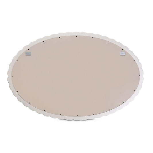 AICO by Michael Amini - Malibu Crest Oval Wall Mirror - Chardonnay - N9007260-822 veiw 2