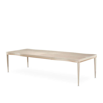 AICO by Michael Amini - Malibu Crest Rectangular Dining Table - Blush - N9007000-131 veiw 1