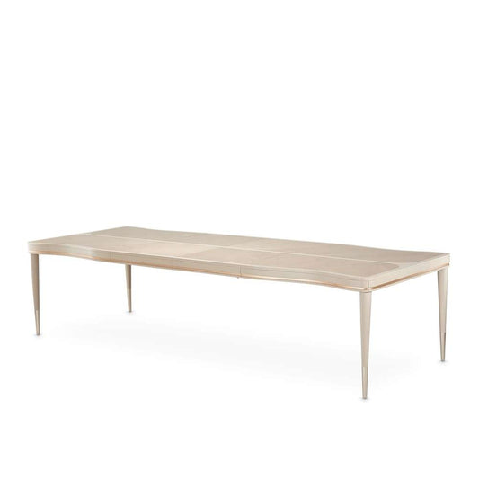 AICO by Michael Amini - Malibu Crest Rectangular Dining Table - Blush - N9007000-131 veiw 1