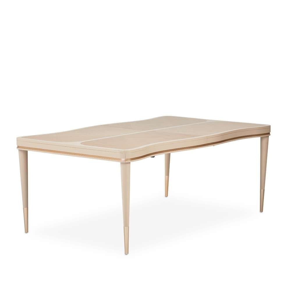 AICO by Michael Amini - Malibu Crest Rectangular Dining Table - Blush - N9007000-131 veiw 3