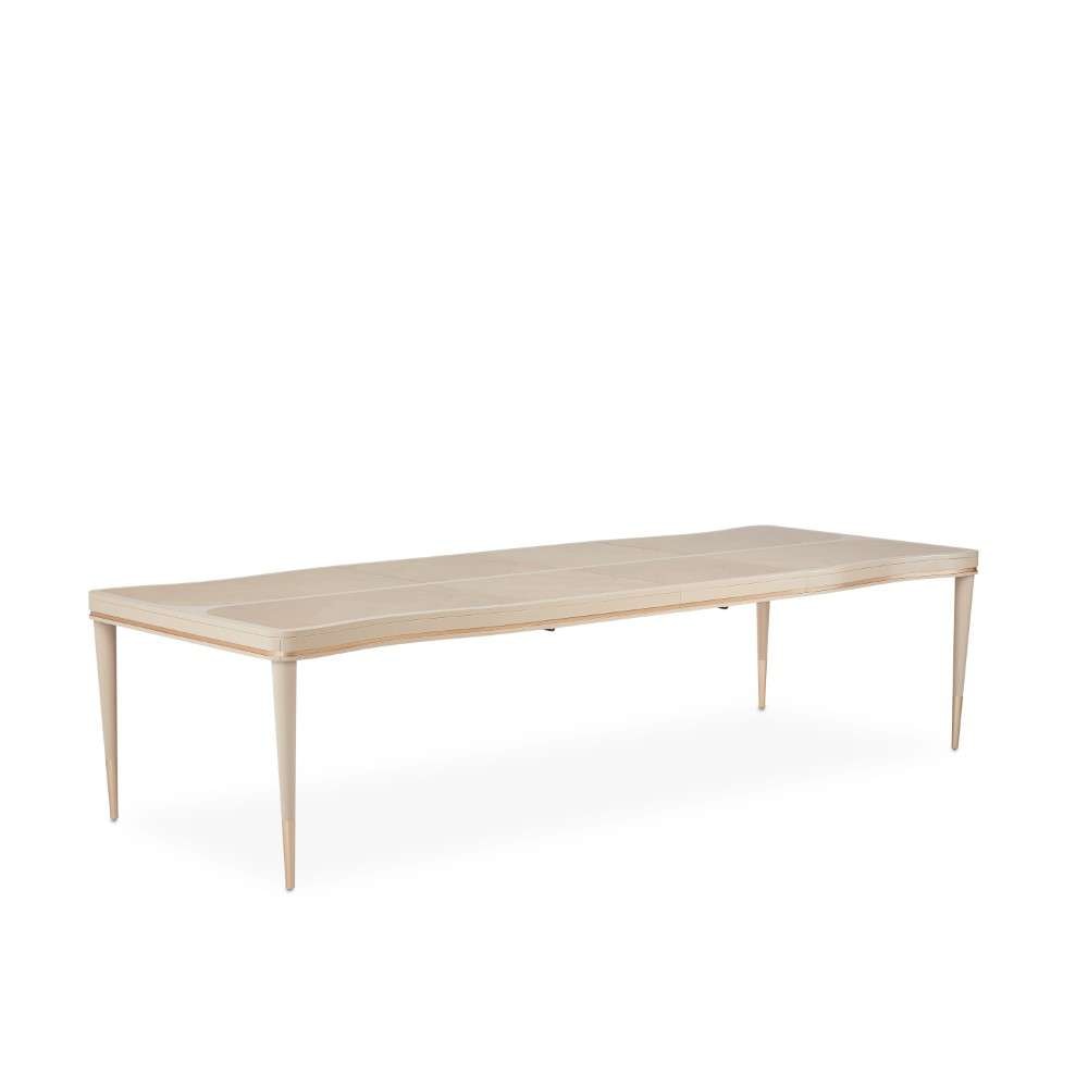 AICO by Michael Amini - Malibu Crest Rectangular Dining Table - Blush - N9007000-131 veiw 4